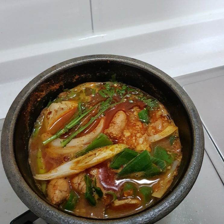 자신있는 요리! 매콤한 알탕 끓이는법, 알탕 레시피 : 네이버 블로그