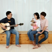 노래하는 멋진 아빠 - 가족사진