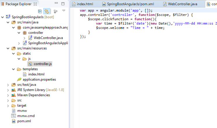 Spring MVC | SpringBoot 와 AngularJs 설정하는 법 : 네이버 블로그