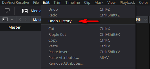 DaVinci Resolve 14 - Undo History : 네이버 블로그
