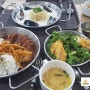 원주 부엉이돈까스-혁신도시돈까스, 명란크림파스타, 치킨샐러드