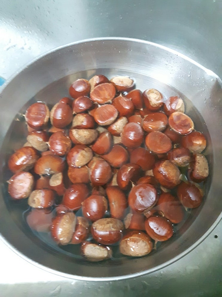 밤 보관법 집에서 군밤 군고구마만들기 : 네이버 블로그