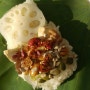 연잎밥,연꽃차와 연근칩