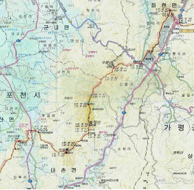 (한북정맥) 군부대 수원산 불정산 국사봉 큰넋고개 : 네이버 블로그