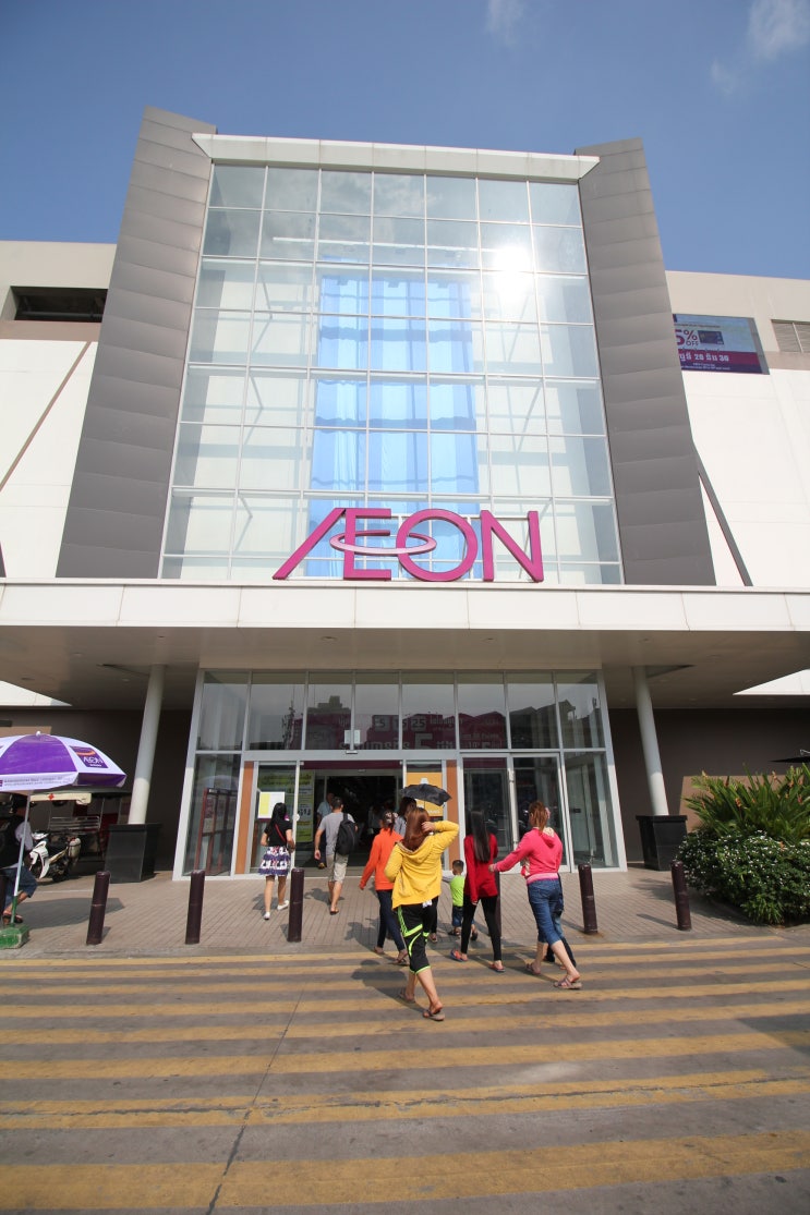 프놈펜 일본 이온 그룹에서 운영하는 쇼핑센터, 이온몰(AEON MALL)에 가다!(캄보디아 기념품/지인 선물) : 네이버 블로그