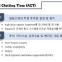 Activated Clotting Time (ACT) 활성화응고검사
