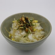 봄 향기 가득한 식탁 #냉이 간장 콩나물밥