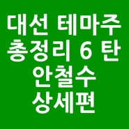 ✔대선 테마주 총정리 6탄 안철수 상세편