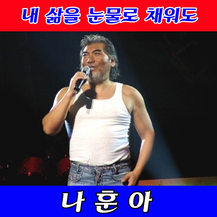 내 삶을 눈물로 채워도 나훈아 (가사 듣기) : 네이버 블로그