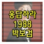 응답하라 1988 박보검 매력적인 순수청년