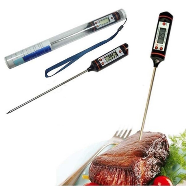 -50~+300°C Digital Cooking Food Probe Meat Kitchen BBQ Thermometer C/F ...