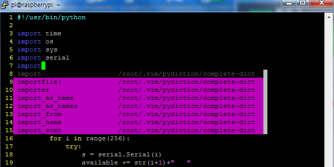 [vim]python vim 자동완성 설정 [python vim setting] : 네이버 블로그