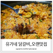 부산 명지 맛집 유가네 닭갈비 저의 즐겨찾기 장소랍니다