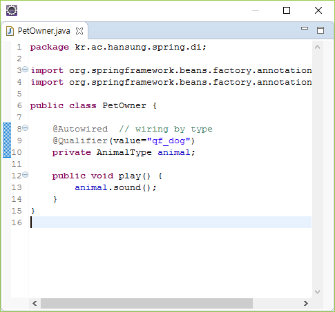 [Dependency Injection & Spring] Annotation을 이용한 간단 예제 : 네이버 블로그
