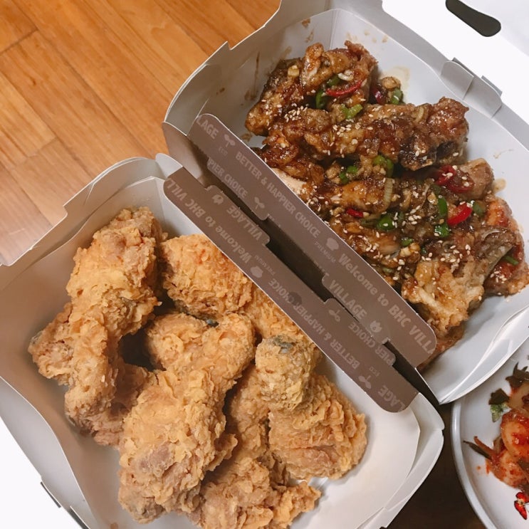 BHC치킨 메뉴 추천 배달 음식 마초킹 후라이드닭다리 : 네이버 블로그