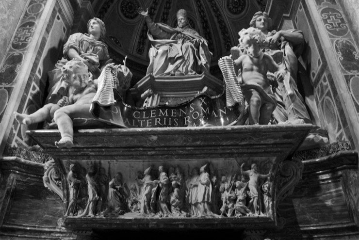 클레멘스 10세 기념무덤(Monument to Pope Clement X), Bascilica di San Pietro ...