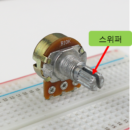 [아두이노 강좌] 가변저항(Potentiometer)으로 LED 밝기 조절하기 / Arduino Potentiometer : 네이버 블로그