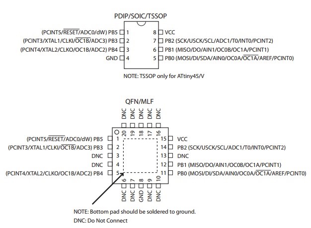 ATTINY25V TWI(I2C) Slave 통신 : 네이버 블로그