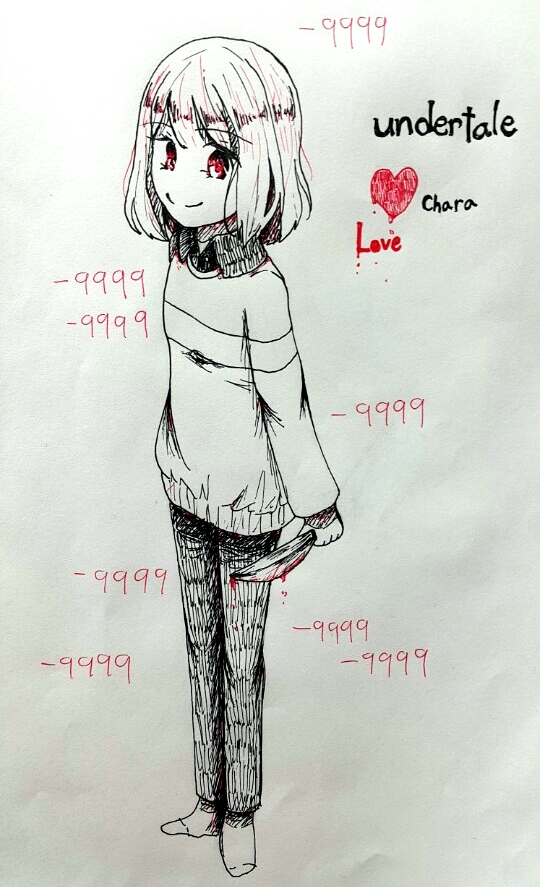 언더테일 차라 팬아트! : 네이버 블로그