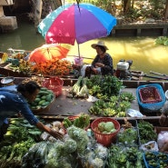 [방콕자유여행] 현지인들에게 인기있는 태국 방콕 주말 수상시장, 크롱 랏 마욤(Khlong Lat Mayom Floating Market) 반나절 투어