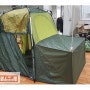 [텐트리폼,텐트개조] 낚시텐트에 야전침대넣기-텐트세탁소