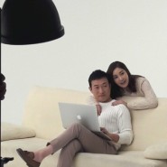창원 유니시티 어반브릭스 아파텔 광고 촬영현장!! 이재룡&유호정 부부