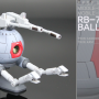 1/144 SCALE MODEL HGUC E.F.S.F. MASS-PRODUCED MIDDLE-RANGE SUPPORT MOBILE-POD RB-79 BALL 볼