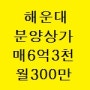 부산상가매매 해운대구 좌동 분양상가매매