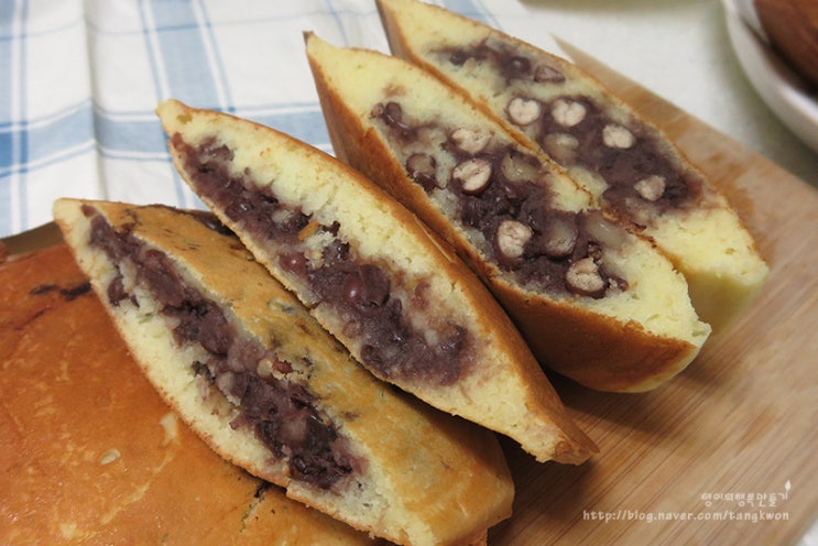 단팥팬케익, 핫케익가루로 만든 단팥빵 : 네이버 블로그