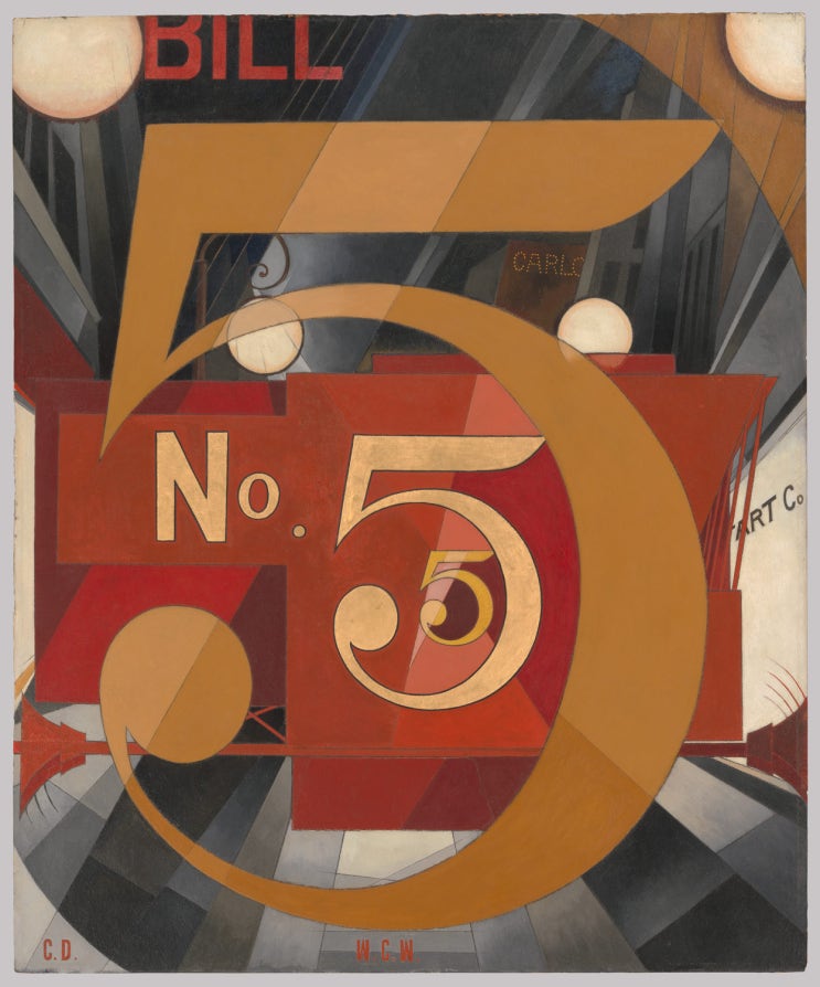 [미국_메트로폴리탄] I Saw the Figure 5 in Gold _ Charles Demuth : 네이버 블로그