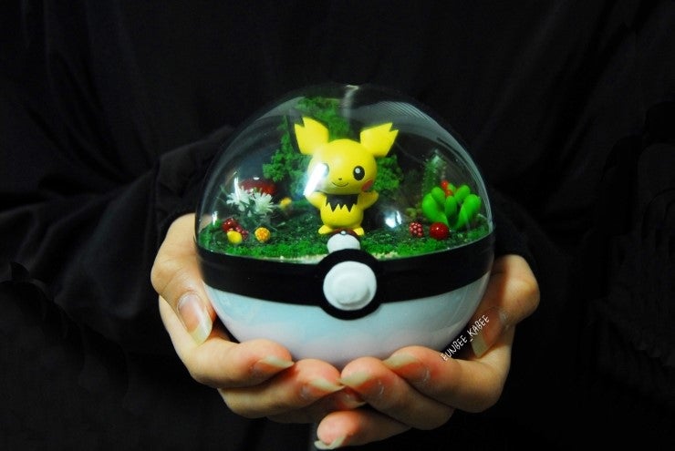 포켓몬스터 몬스터볼 테라리움 - 피츄 / 삐츄 (Pokemon terrarium - Pichu) : 네이버 블로그