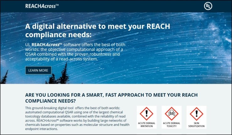 REACH Across 출시 - Software That Reduces the Need for Animal Testing to ...