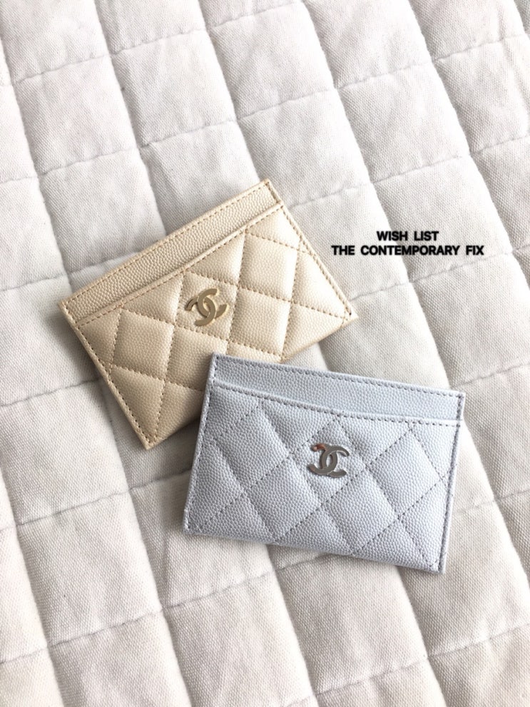 샤넬 카드슬롯 - 메탈릭스킨 (CHANEL CARD SLOT Case - METALLIC SKIN)샤넬카드슬롯/샤넬카드케이스 ...
