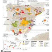 스페인 와인 생산지, 생산 지역 지도(Map of Spain Wine Regions)