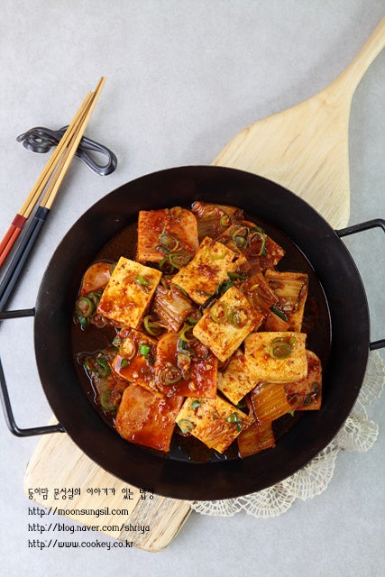 두부스팸김치조림-이거 하나면 푸짐해진다! 골라먹는 맛이 있는 두부스팸김치조림...^^ : 네이버 블로그