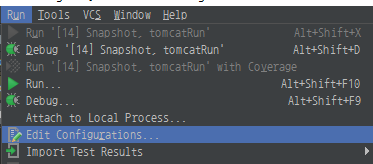 Intellij Tomcat Remote Configurations : 네이버 블로그