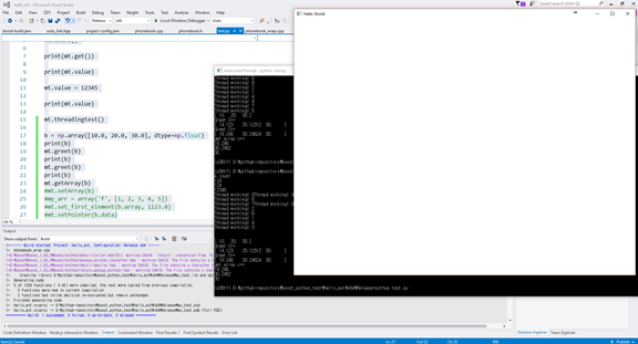 Boost Python C++ Pointer, Multi-threading, OpenGL Window : 네이버 블로그