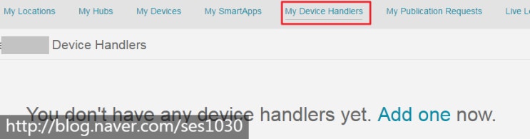 스마트싱스 Device Handlers 등록 방법 : 네이버 블로그