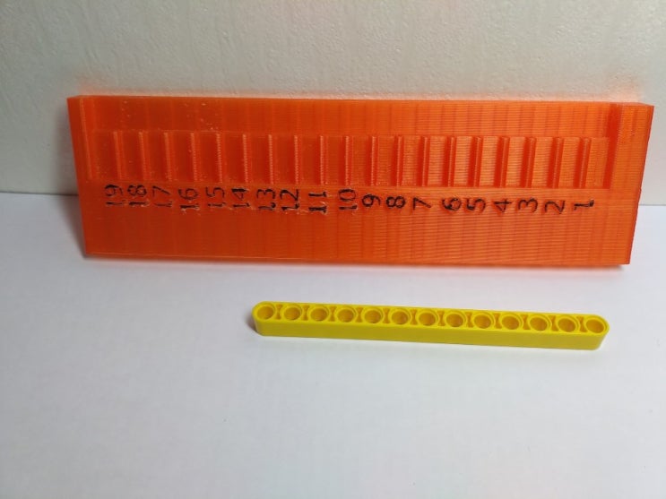 다빈치주니어를 이용한 레고 측정자(lego ruler) 3D프린터 출력 : 네이버 블로그