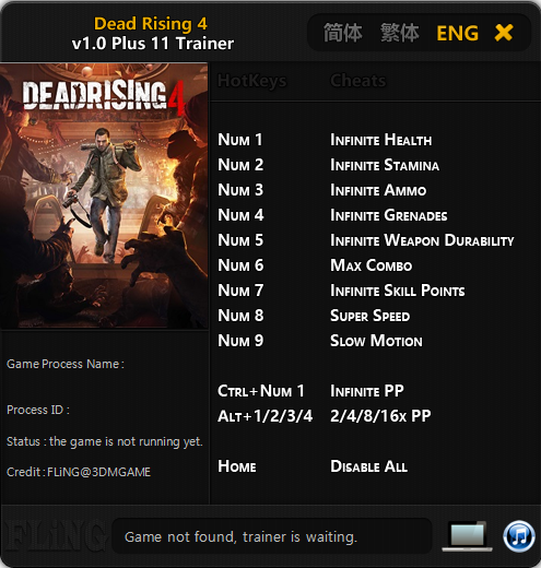 데드 라이징 4 트레이너 - Dead Rising 4 v1.0 +11 Trainer [FLiNG] : 네이버 블로그