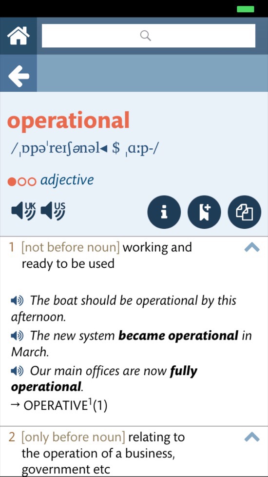 토익필수어휘 122 : operational : 네이버 블로그