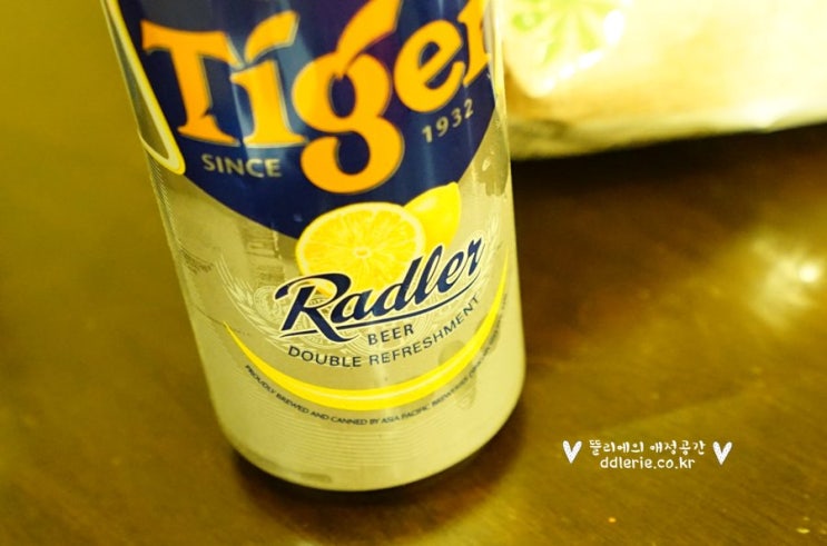타이거 레몬 맥주 라들러 (Tiger Radler) 후기 : 네이버 블로그