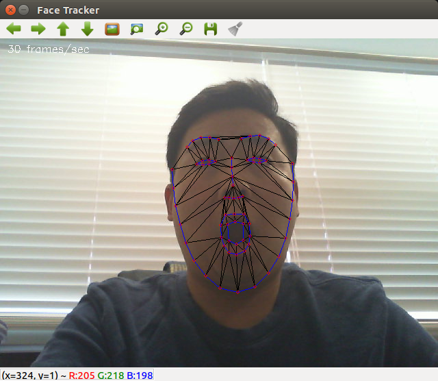 OpenCV FaceTracker(얼굴 추적 + 눈, 코, 입) 오픈 소스(OpenSource) : 네이버 블로그