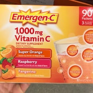 Emergen-C 이머전씨 비타민C1000mg / 발포멀티비타민 / 면역강화 / 면역증강+비타민 D /