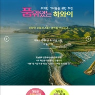 [정보]:진에어 인천-하와이노선구간 특가 이벤트!