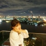 방콕 루프탑바 아바니 리버사이드 호텔 야경이 예술!