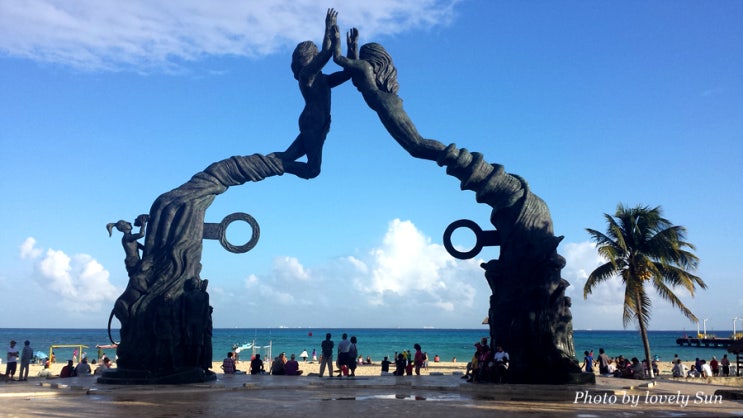 2.카리브해를 만끽한다. 플라야 델 카르멘 (Playa del carmen)