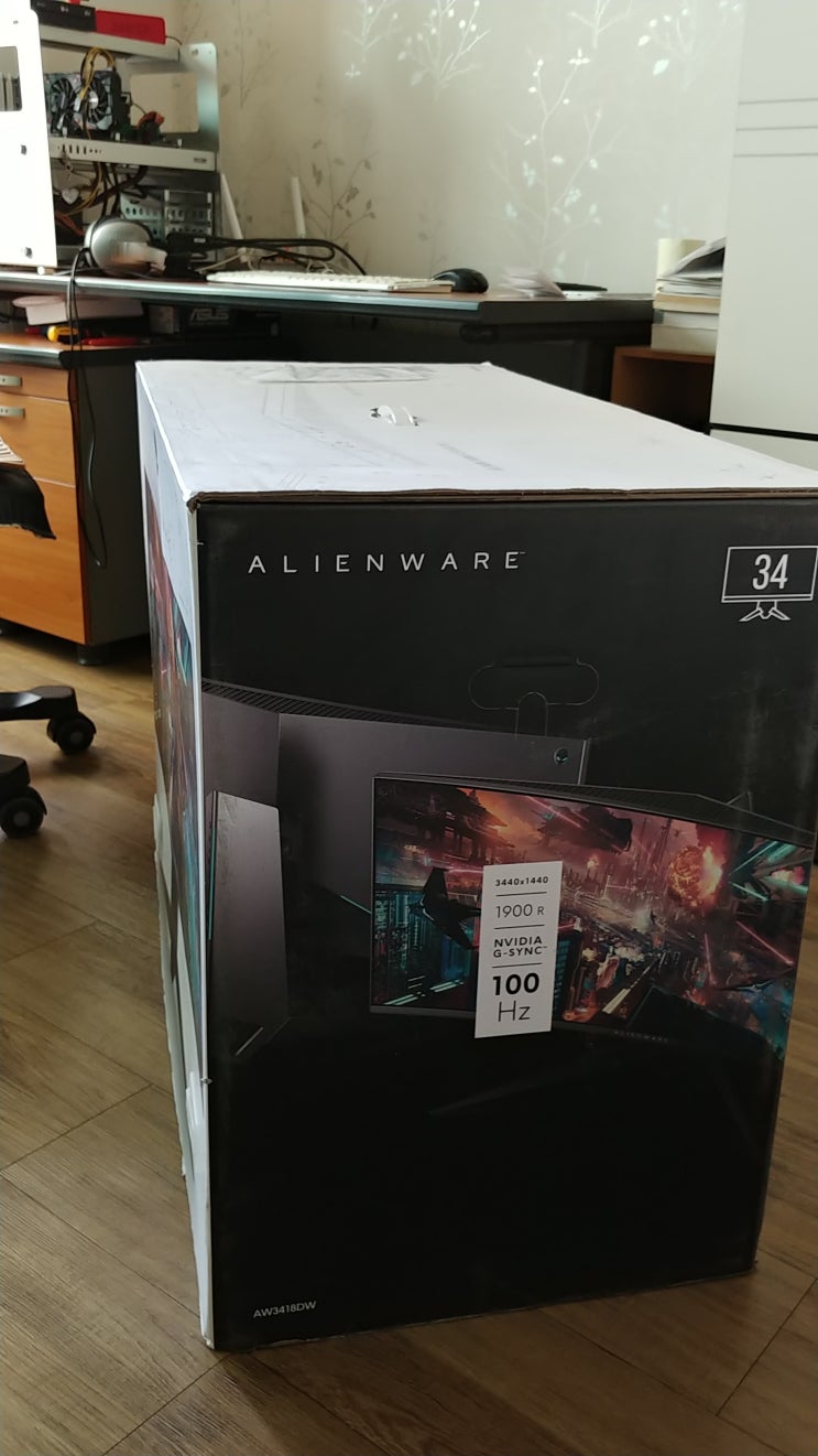 [AW3418DW] 드뎌 델 AW3418DW가 왔음~ : 네이버 블로그