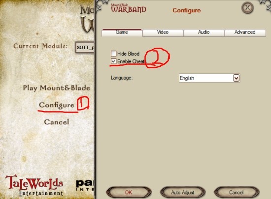 마운트 앤 블레이드 Mount Blade 치트 쓰는 방법 네이버 블로그