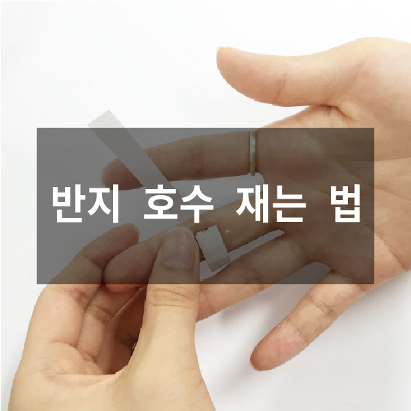반지 호수 재는 법 - 집에서 쉽게 반지 호수 재기 : 네이버 블로그
